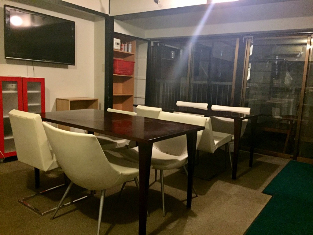 Spacious dining area